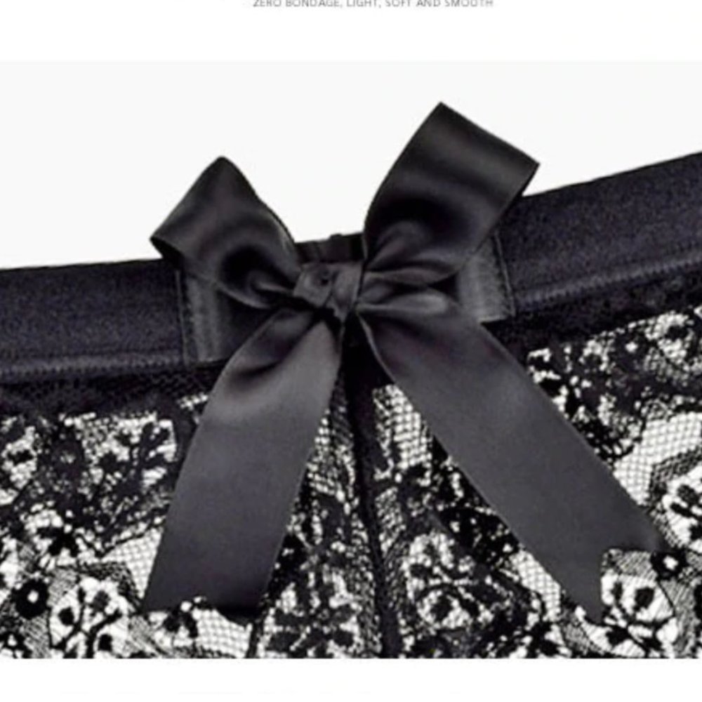 NEW Sexy Bow Back Thong Panties - Picture 10 of 14